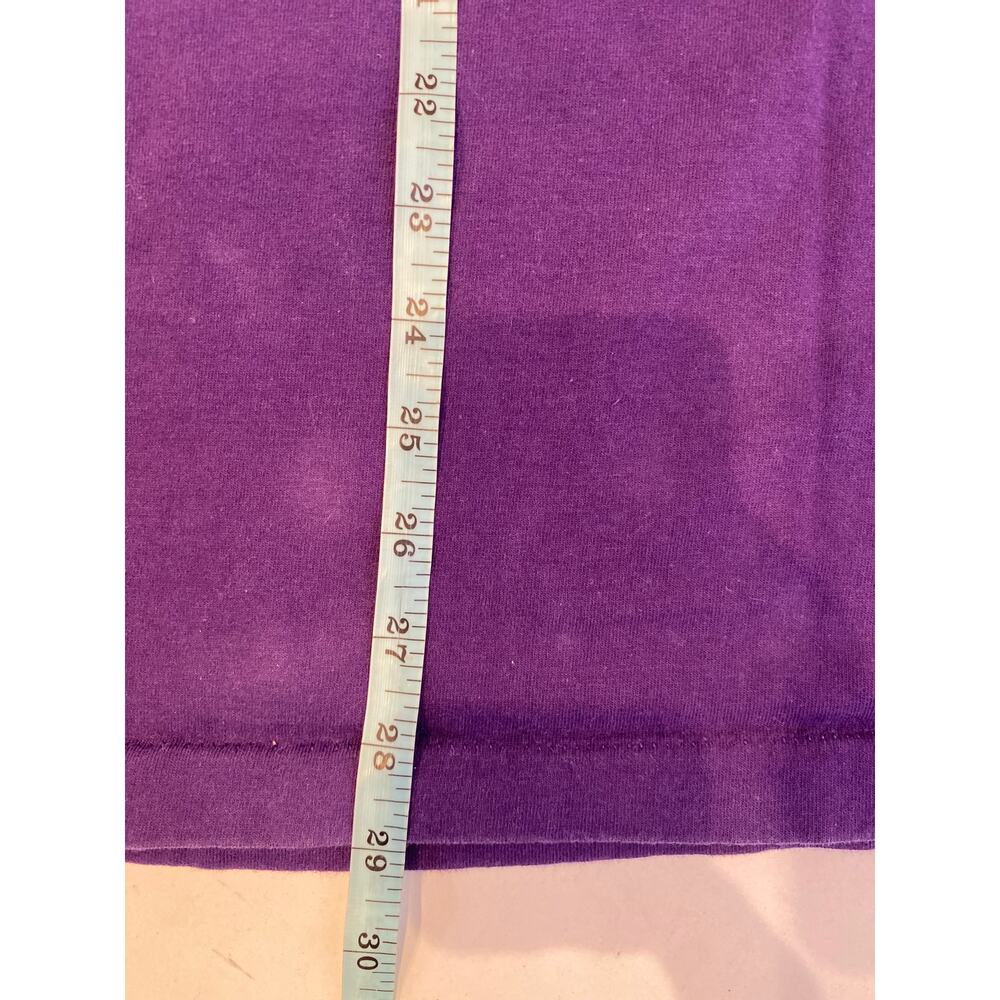 Vintage 1980’s Jazzercise Purple Tank Top Sz XL Women’s Graphic Print Hipster - Picture 9 of 10